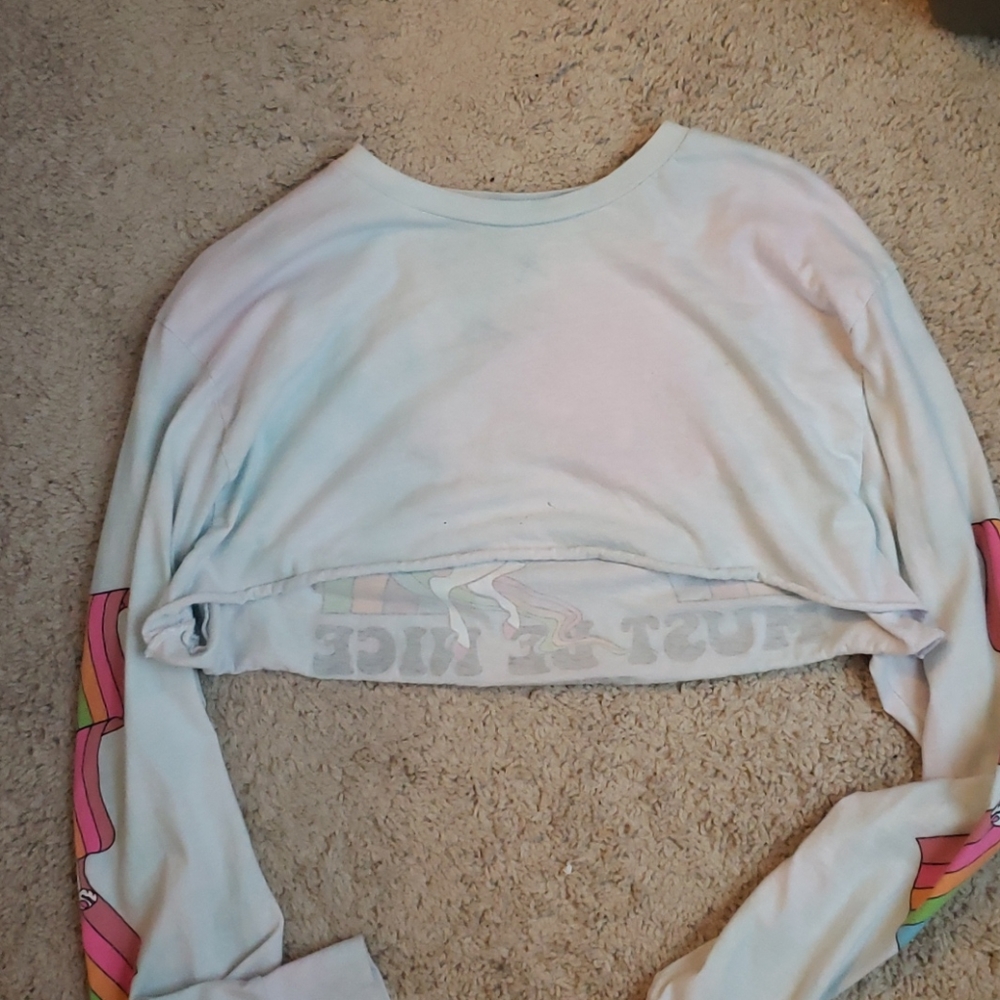 Very cropped rip n dip shirt